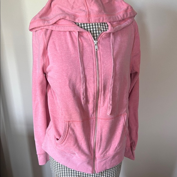 Pink Victoria Secret Zip up Hoodie with Sequin Angel Wings Vintage RARE - Picture 4 of 6